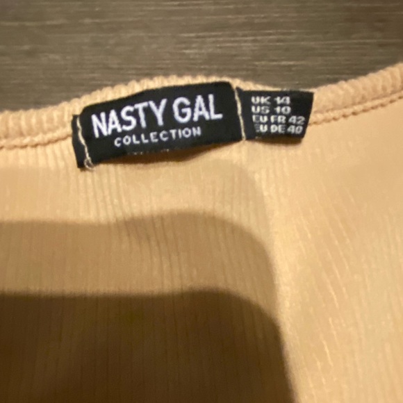 Nasty Gal V neckline, sleeveless ribbed dress NWOT - Picture 6 of 6
